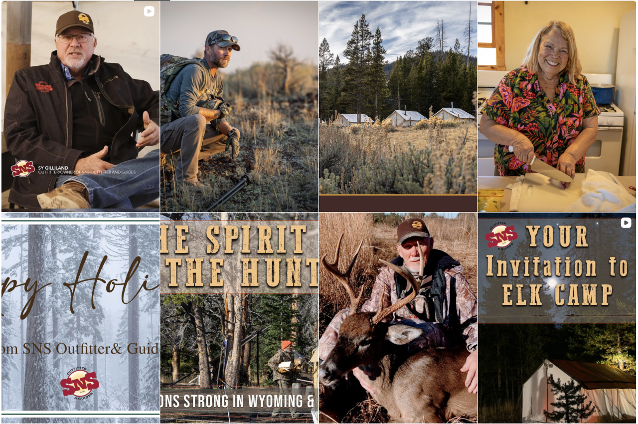 thumbnail of SNS Outfitters social media feed 2025