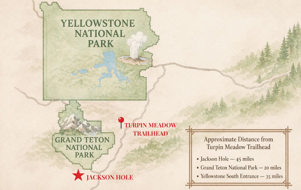 Horseback Riders in Wyoming backcountry